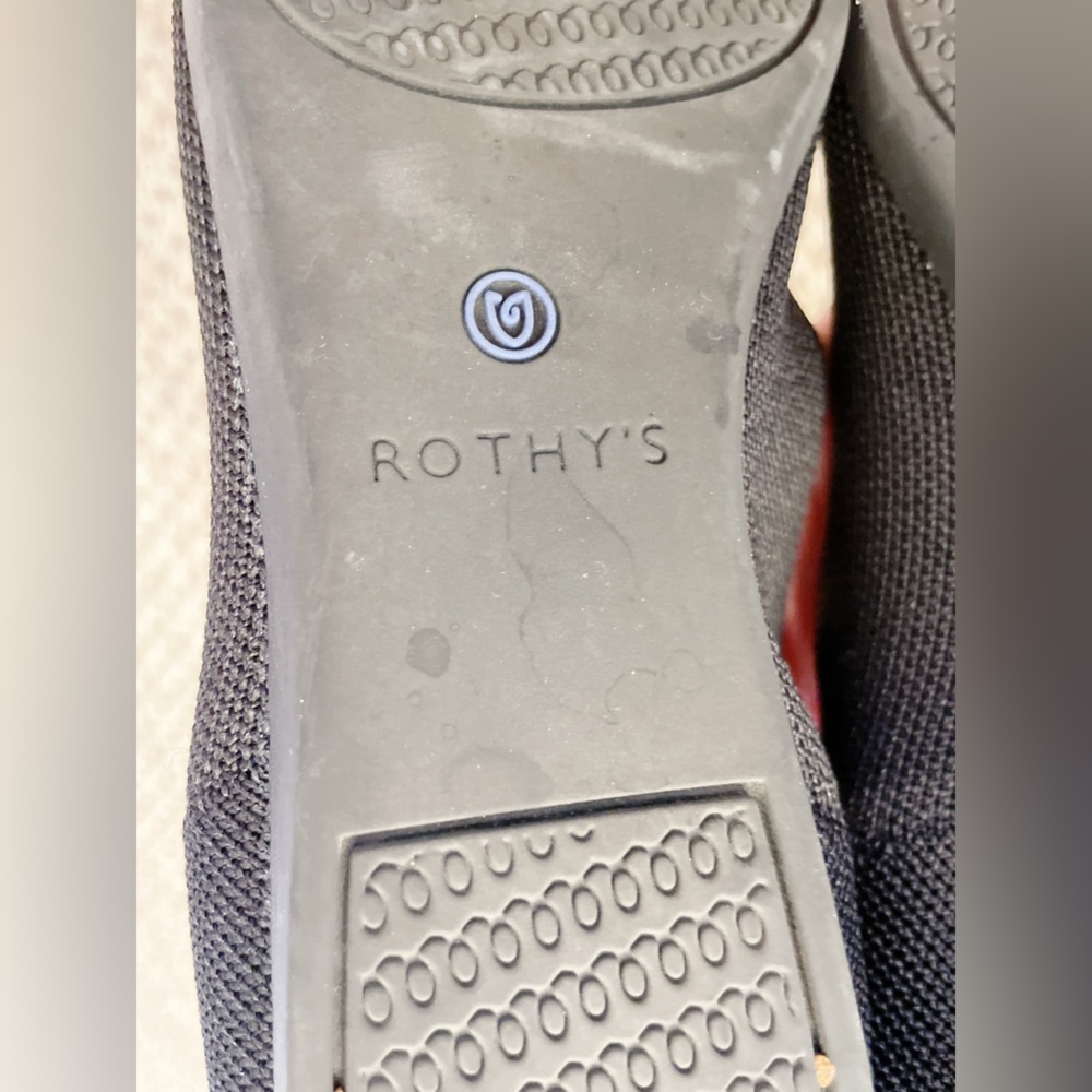 Rothey’s The Point II in Black - women’s pointed toe woven flats, size 7.5 - Picture 7 of 9